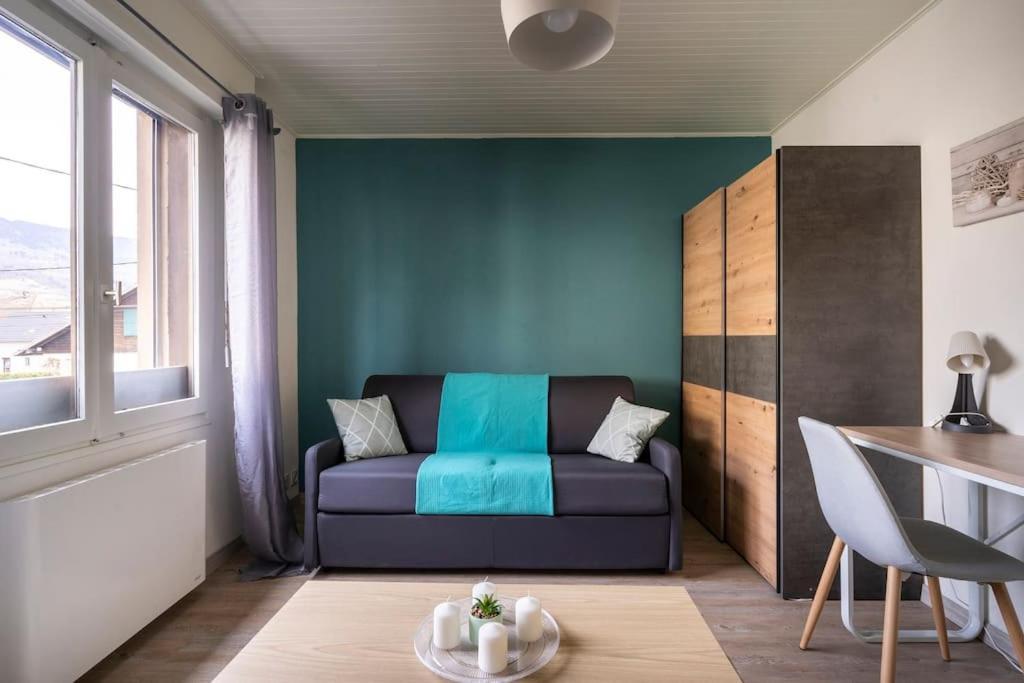 Studio Cosy Proche Du Centre + Parking Gratuit Cluses Ngoại thất bức ảnh